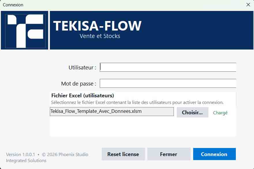 Licence Tekisa Flow